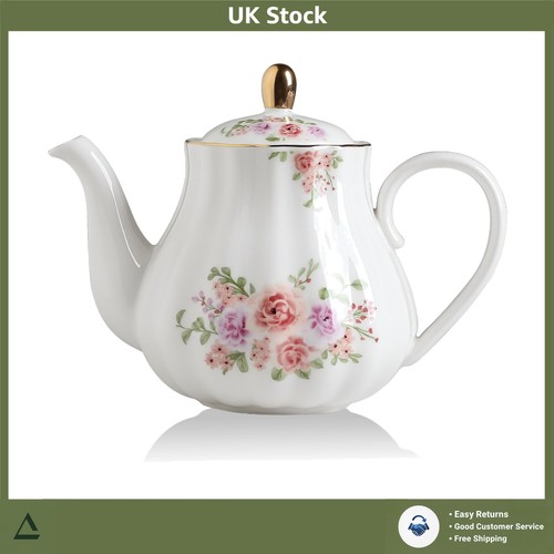 Elegant porcelain teapot with - elegant,