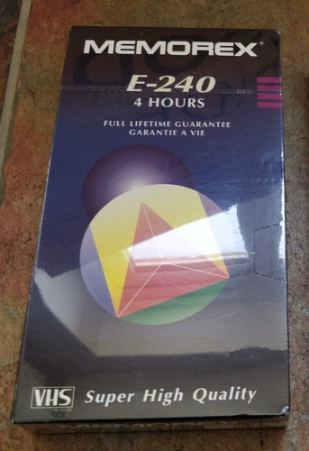 Memorex 240 hours vhs - memorex,