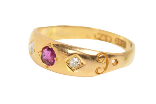 Antique ruby diamond - antique,