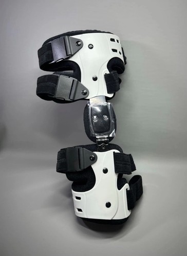 Hinged knee brace - brace, oa
