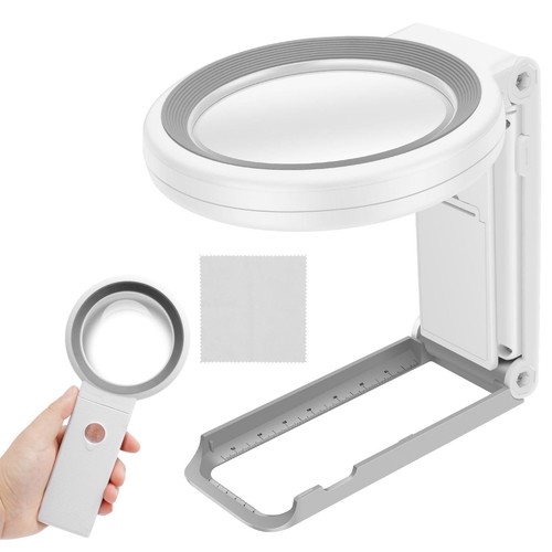 Magnifying glass with light - glass,