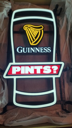 Guinness beer pints led light - beer,