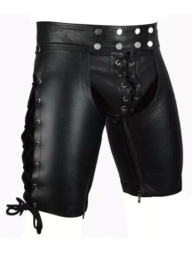 Men real leather chaps - men's,