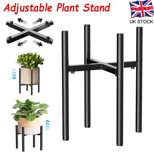 Adjustable iron plant stand - adjustable,