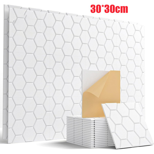12x hexagon self acoustic wall - hexagon,