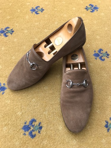 Gucci loafers shoes suede - gucci,