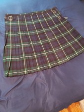 KILT - Clan Forbes 100% Wool Pleated KILT Scottish Tartan 48x26