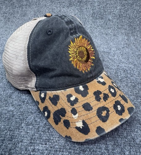 Sunflower leopard mesh trucker - leopard,