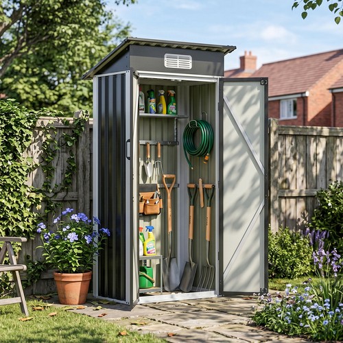 3x2ft metal garden shed - 3x2ft,