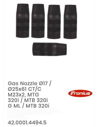 Fronius gas nozzle pack - fronius,