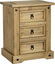 MEXICAN PINE CORONA 4 DRAWER CHEST, CHEST OF 6 DRAWERS, BEDSIDE DRAWERS CABINET