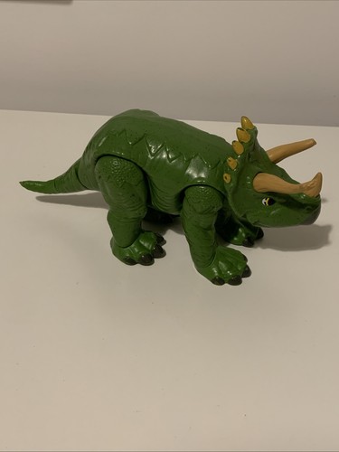 Fisher price green triceratops - green,