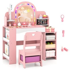 Kids Makeup Vanity Set with 9