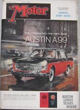 Motor magazine 14 October 1959 featuring Humber Super Snipe, London Show Guide