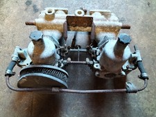 Triumph 1300/Spitfire, Twin Carbs On Broken Inlet Manifold.