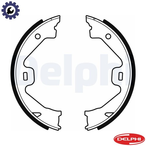 Brake shoe set parking - shoe,