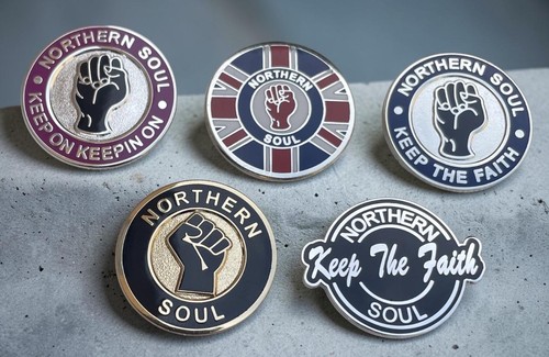 Northern soul badge - badge,