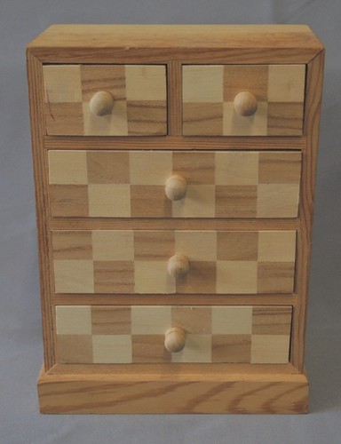 Miniature pine chest - miniature, of