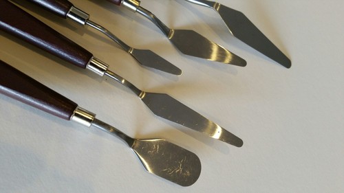 Artist palette knives set - palette, knives.