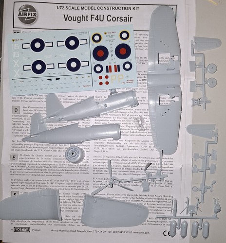 Airfix vought f4u - airfix,