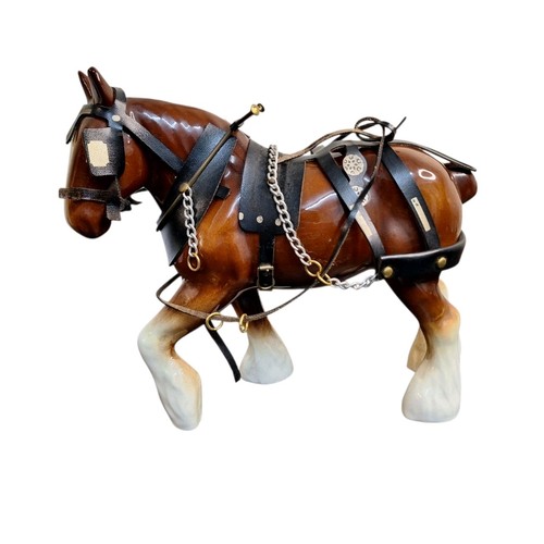 Vintage shire horse ornament - horse,