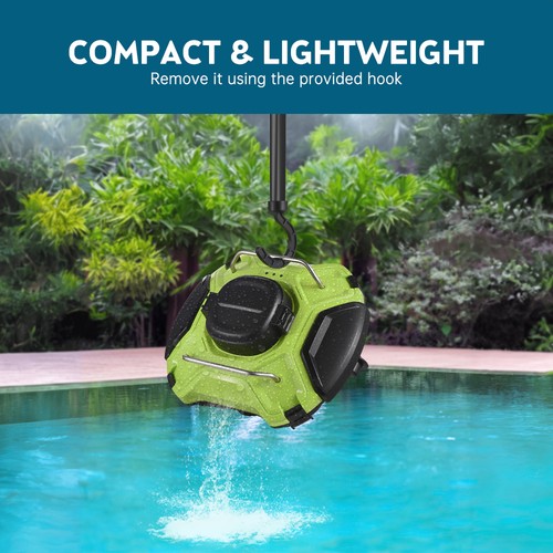 Cordless robotic pool cleaner - pool,