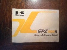 KAWASAKI GPZ 600R A2  OWNERS