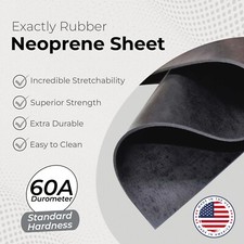 Neoprene Sheet 1/32 x 12 x 24 in  Rubber Mat Thin Gasket Material Made in USA