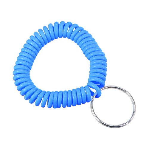 4pcs spiral keychain plastic - spiral,