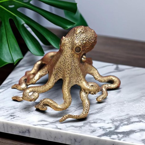 Octopus ornaments brass - octopus,
