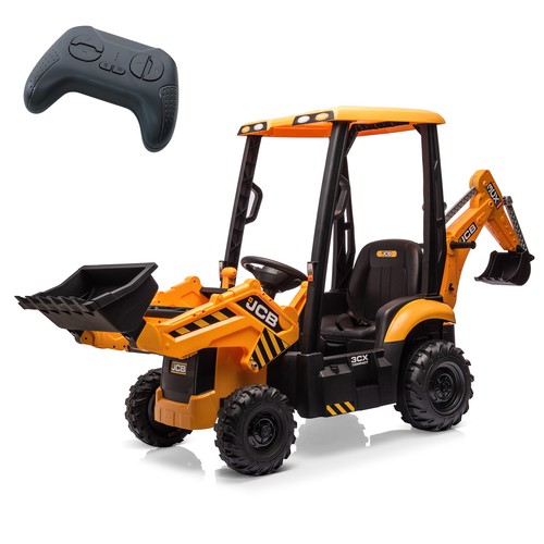 Jcb 12v licensed kids ride - jcb,