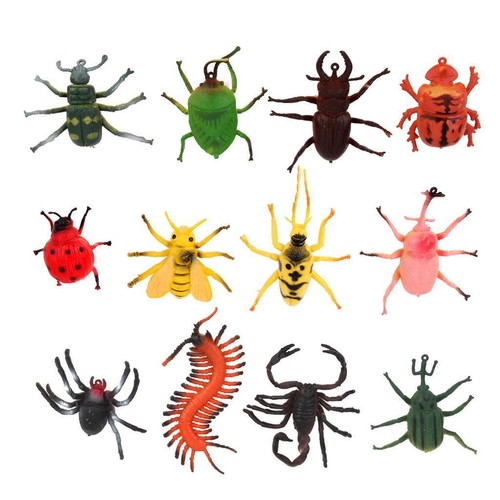 Realistic rubber bugs insects - realistic,