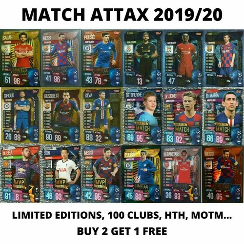 Match attax 2019 20 - match, 100