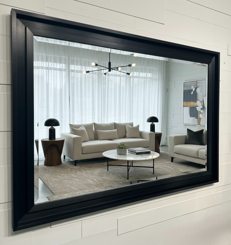 Large black solid wood - solid,