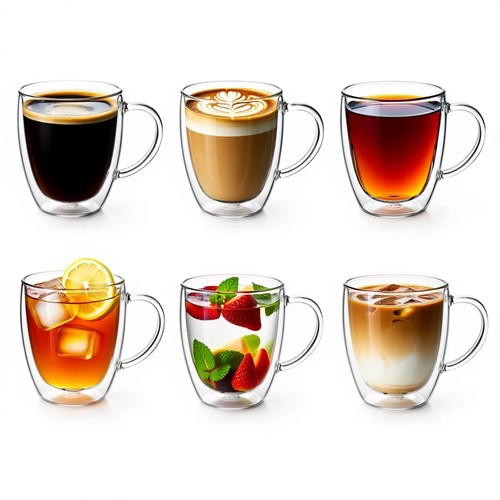 Double walled coffee mugs - double,