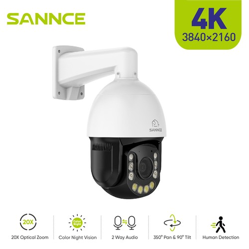 Sannce two way talk - talk, 8mp