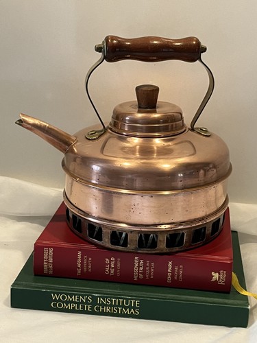 Vintage copper kettle brass - copper,