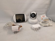 Motorola MBP36SBU Baby Video Monitor Camera & Parent Unit w/ Power Cords Tested