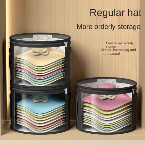 Hat storage bucket round - hat, box