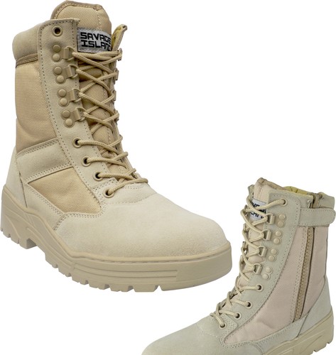 Desert army side zip combat - side,
