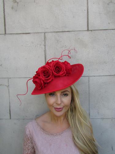 New large red rose - red,