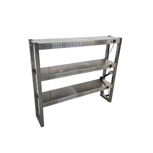 Triple heated gantry shelves - triple,