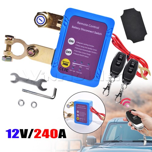 12v car battery - switch, dual