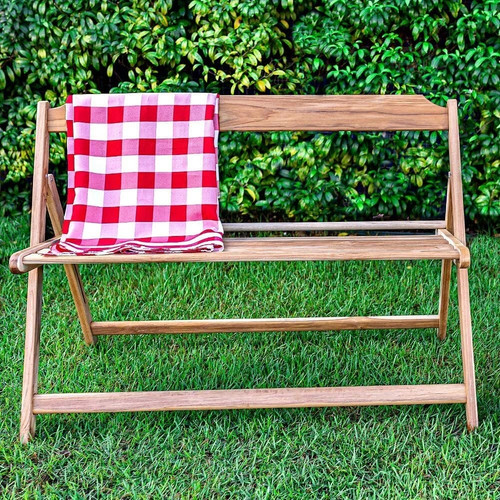Tramontina teak folding bench - teak,