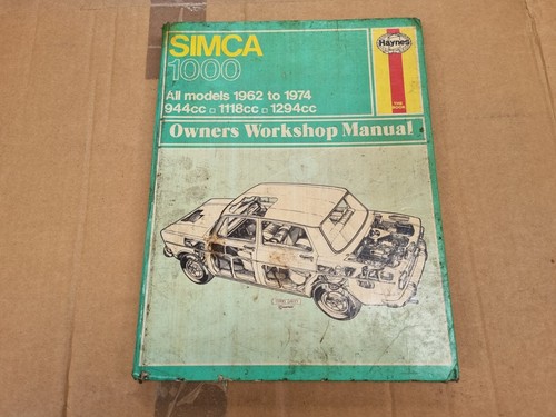 Simca 1000 1962 - to, haynes