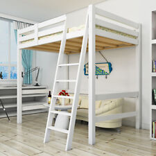White Loft Bunkbed Single