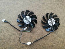 Pair Fans Cooler Fan For GTX