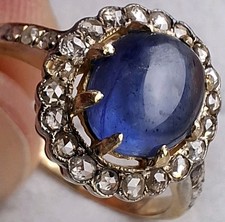 18Ct Gold Ceylon Sapphire &