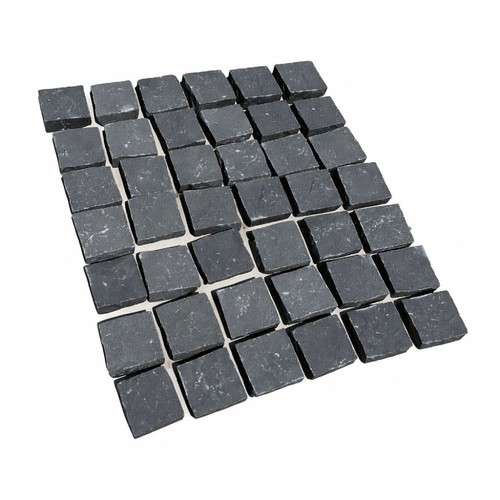 Black basalt riven - black,