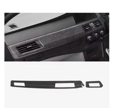BMW 5 Series E60 2004-2010 Black Alcantara Centre Dashboard Panel Trim Cover